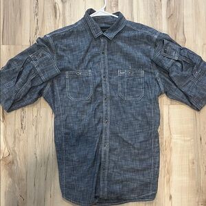 INC International Concepts Charcoal Button-Down Shirt